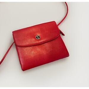 Tianni Red Crossbody Purse Wallet Style Adjustable Strap